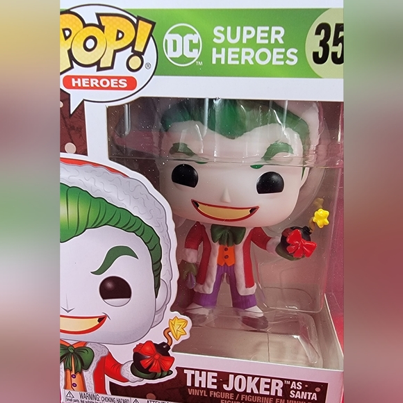 The joker as santa funko # 358 (nib) - Picture 3 of 7